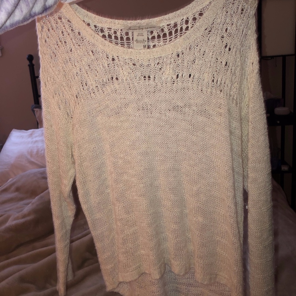 Light, White Sweater